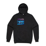 Atlantis - Unisex Stencil Boutique Hooded Pullover by 'As Colour ' 