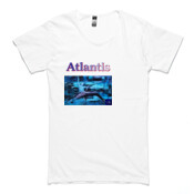 Atlantis - Men's Shadow Boutique Scoop Neck T Shirt by 'As Colour ' 